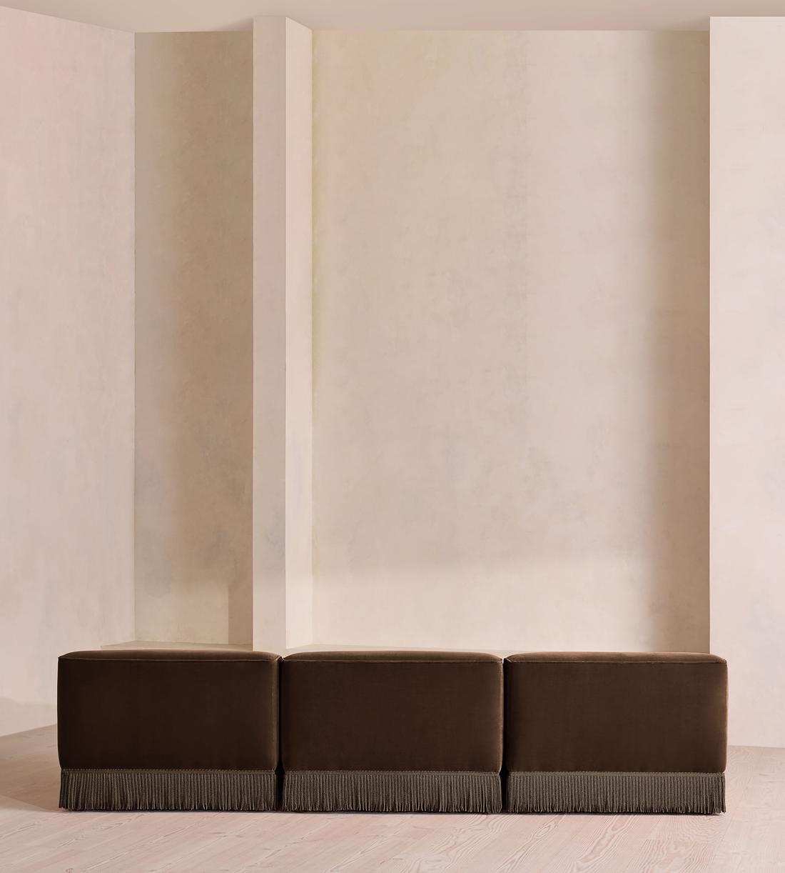 Elowen Modular Sofa - Four Seater - Velvet - Chocolate UK - Images - Image 4