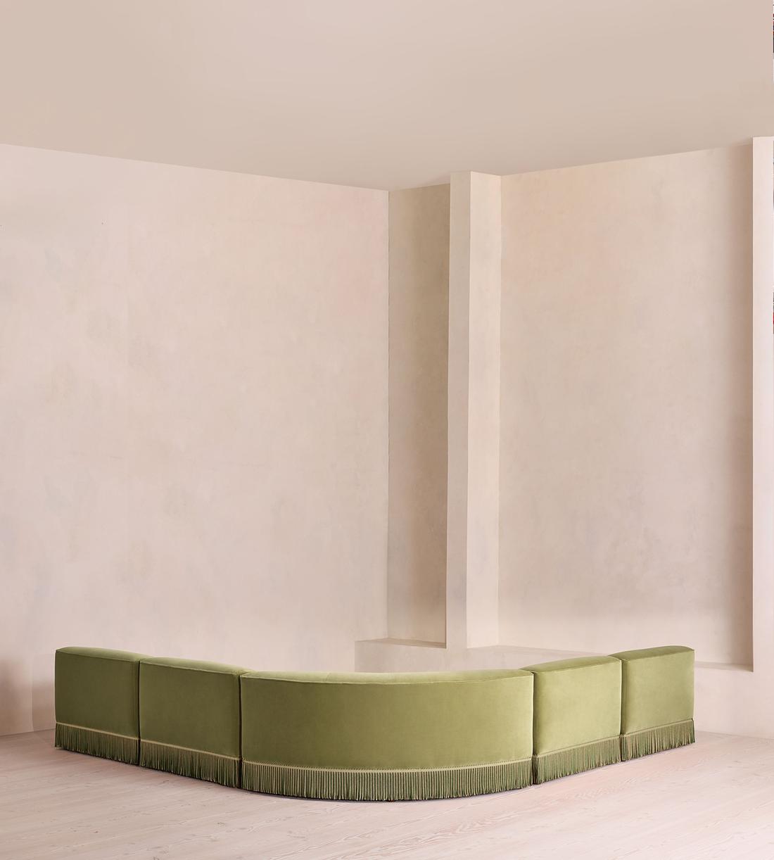 Elowen Modular Sofa - Corner Sofa - Velvet - Lichen UK - Images - Image 4