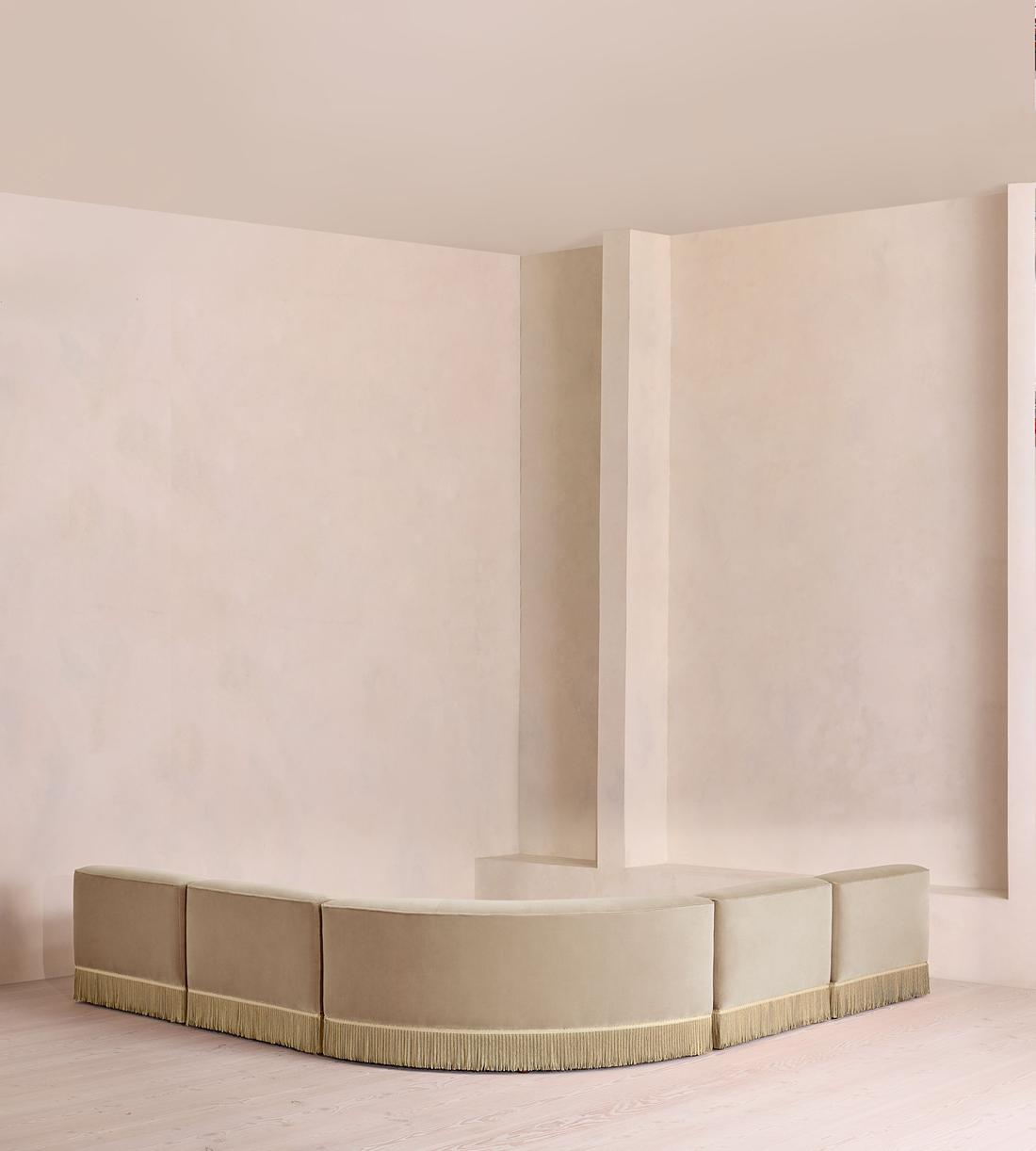 Elowen Modular Sofa - Corner Sofa - Velvet - Oyster - UK - Images - Image 3
