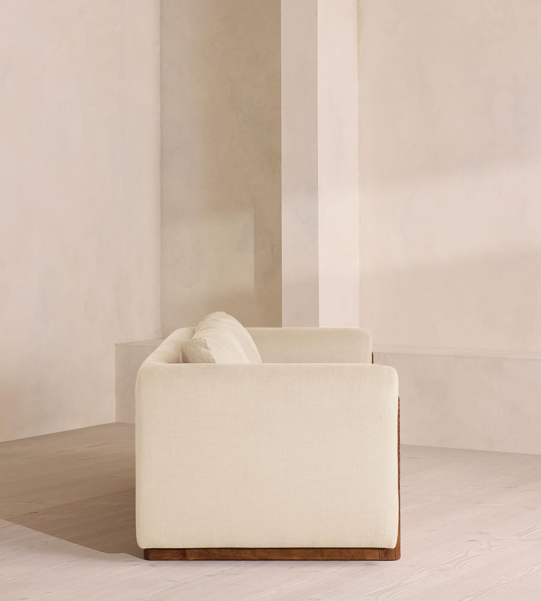 Farrell Three Seater Sofa - Linen - Bisque - UK - Images - Image 3