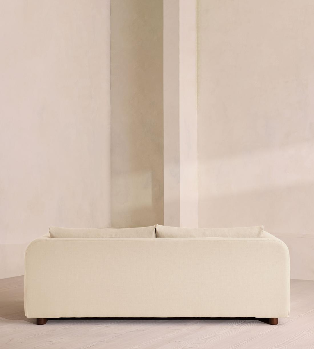 Farrell Three Seater Sofa - Linen - Bisque - UK - Images - Image 4