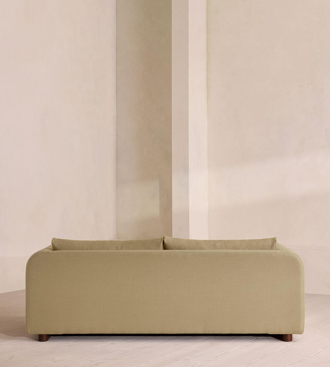 Farrell Three Seater Sofa - Linen - Wheat - Images - Image 4