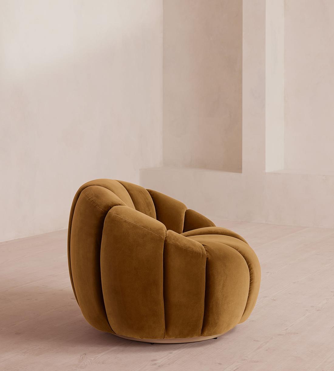 Garret Armchair - Velvet - Mustard - US - Images - Image 4