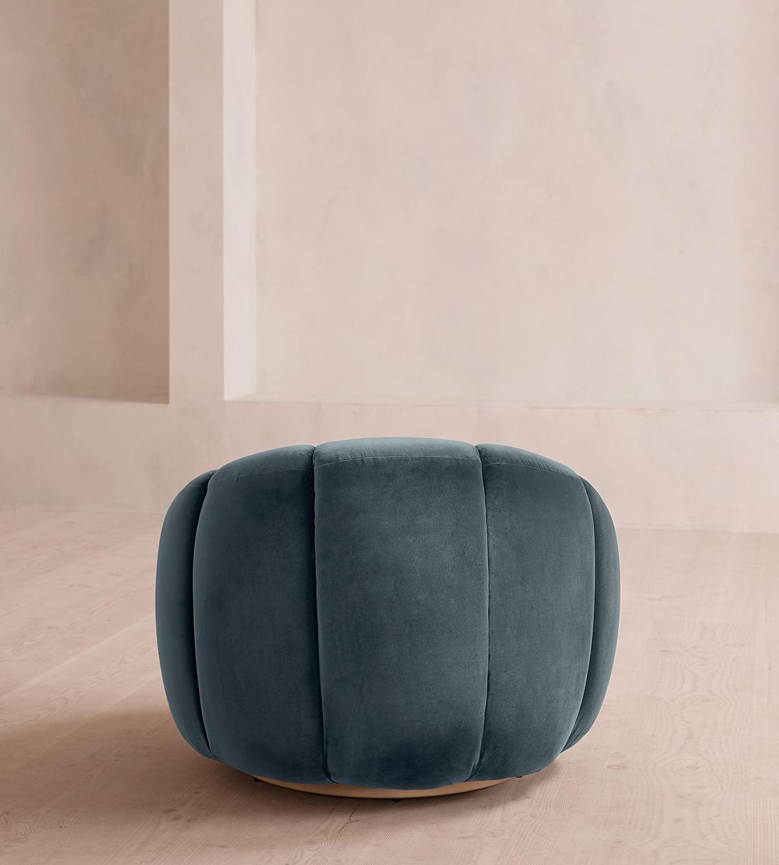 Garret Armchair - Velvet - Grey Blue - US - Images - Image 5