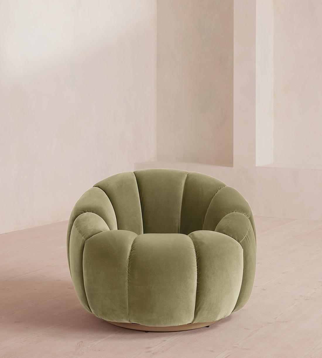 Garret Armchair - Velvet - Lichen - Listing - Image 2