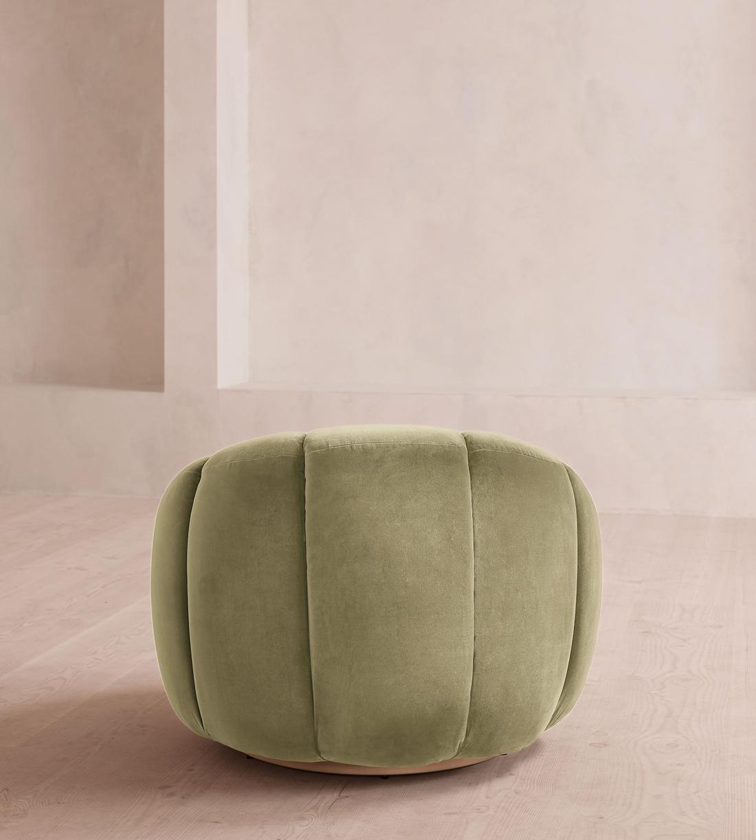 Garret Armchair - Velvet - Lichen - US - Images - Image 4