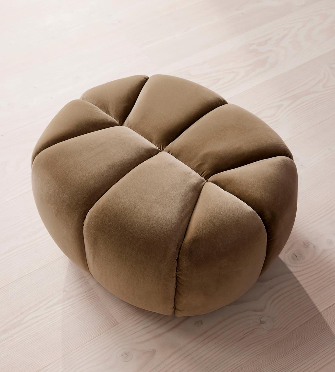 Garret Footstool - Velvet Truffle - UK - Images - Image 5