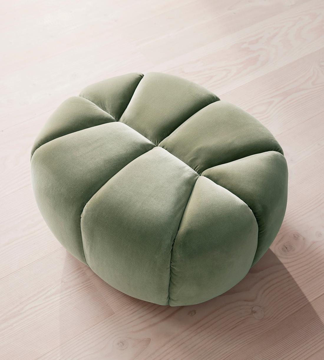 Garret Footstool - Velvet Seafoam - UK - Images - Image 5