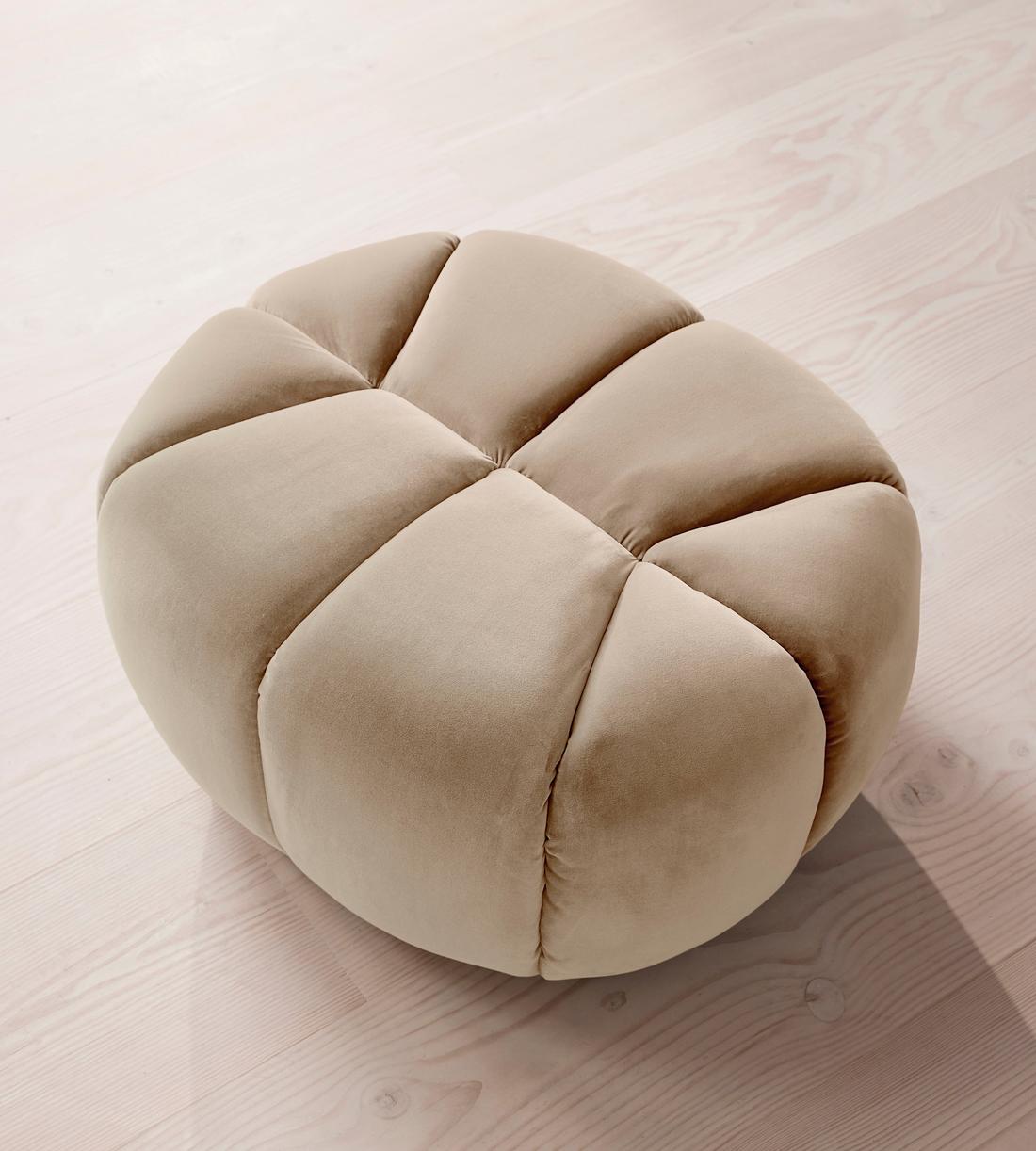 Garret Footstool - Velvet Oyster - US - Images - Image 5