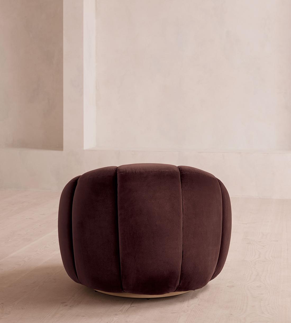 Garret Chair - Velvet - Aubergine - US - Images - Image 4