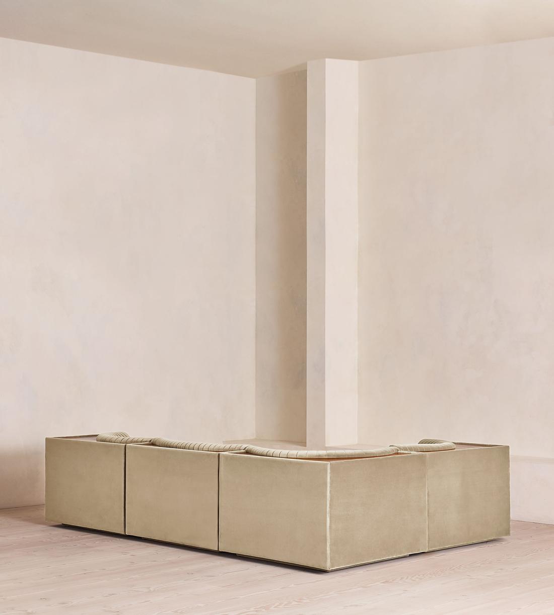 Hamish Modular Sofa - L-Shape Sofa - Velvet - Oyster - UK - Images - Image 3