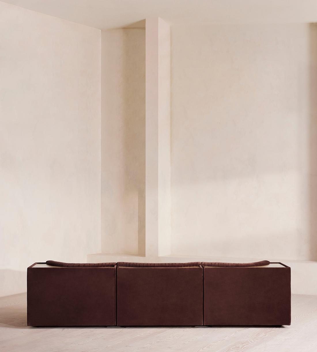 Hamish Modular Sofa - Four Seater - Velvet - Aubergine - UK - Images - Image 4