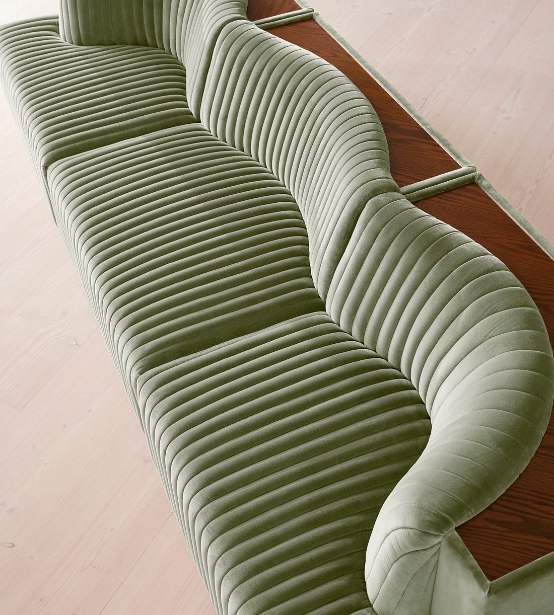Hamish Modular Sofa - Four Seater - Velvet - Seafoam - UK - Images - Image 5