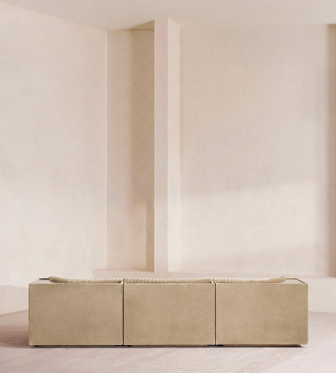 Hamish Modular Sofa - Four Seater - Velvet - Oyster - UK - Images - Image 4