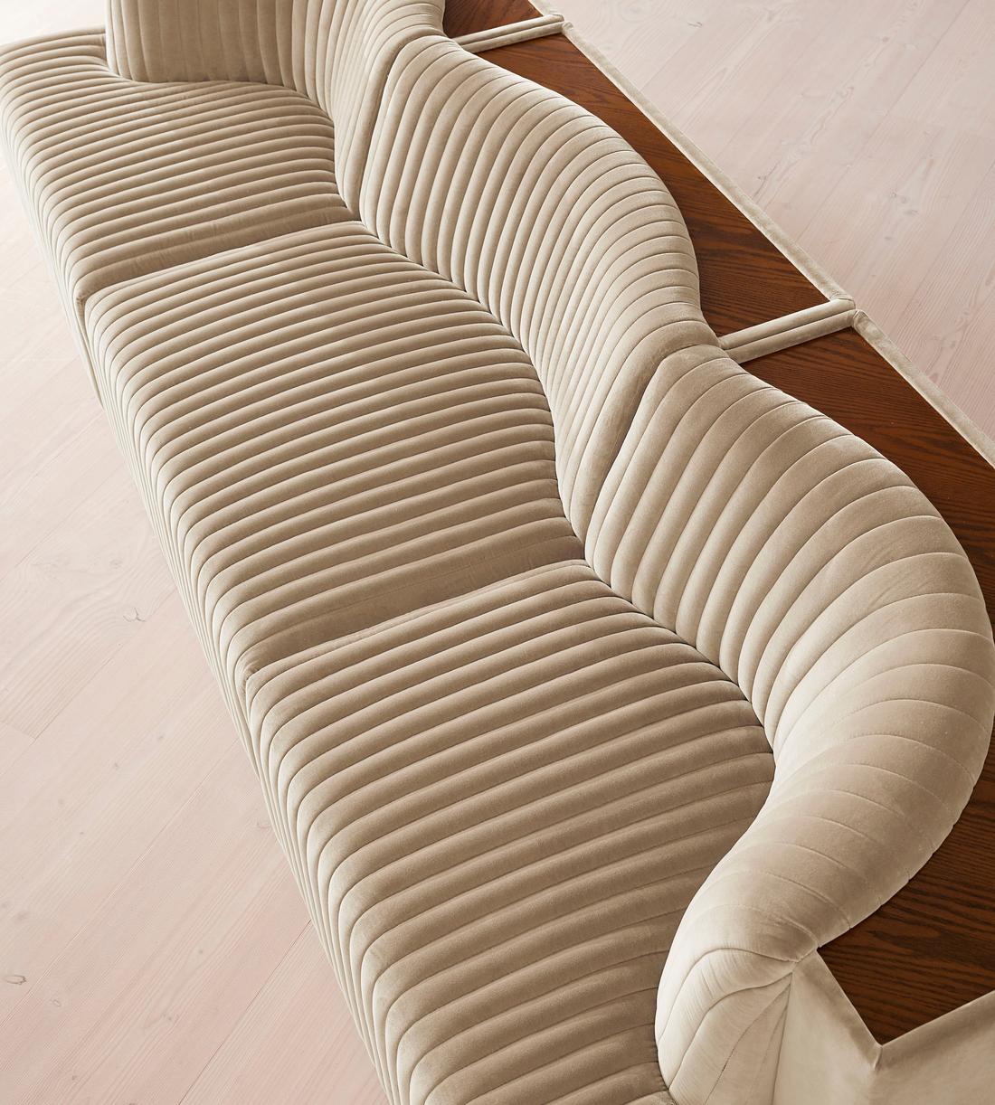 Hamish Modular Sofa - Four Seater - Velvet - Oyster - UK - Images - Image 5