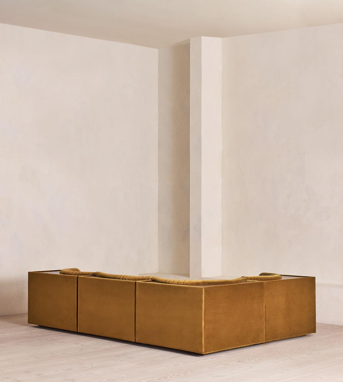 Hamish Modular Sofa - L-Shaped Sofa - Velvet - Mustard - UK - Images - Image 5