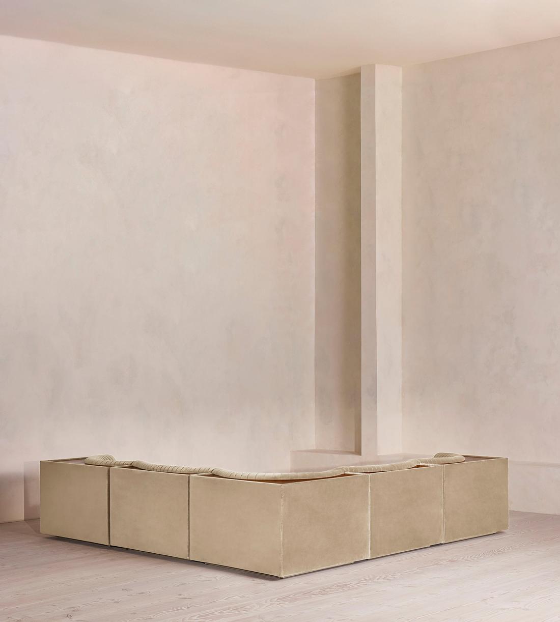 Hamish Modular Sofa - Corner Sofa - Velvet - Oyster - UK - Images - Image 4