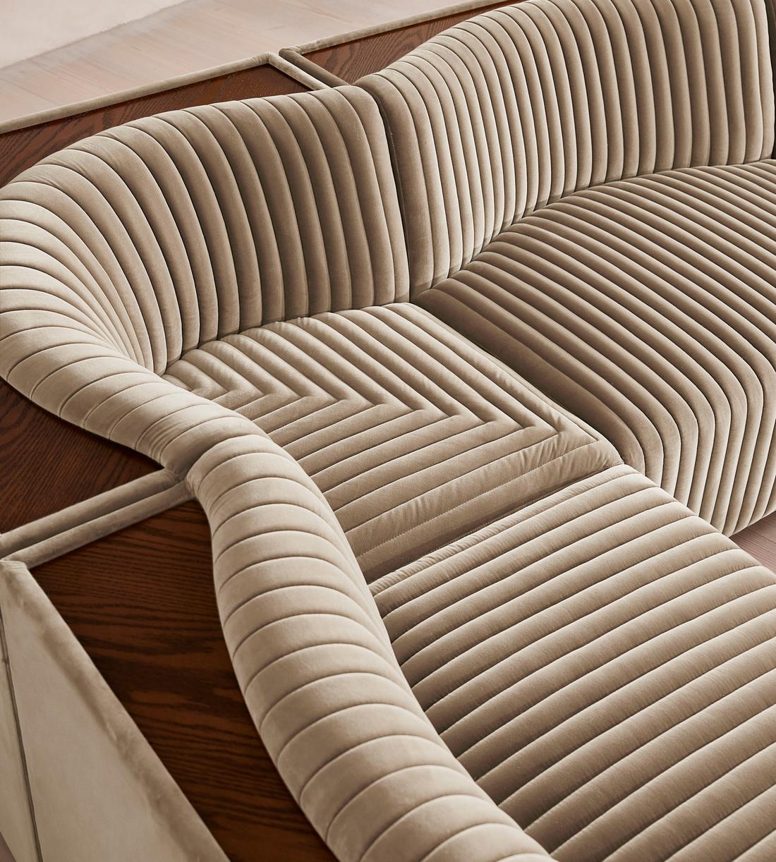 Hamish Modular Sofa - Corner Sofa - Velvet - Oyster - UK - Images - Image 6