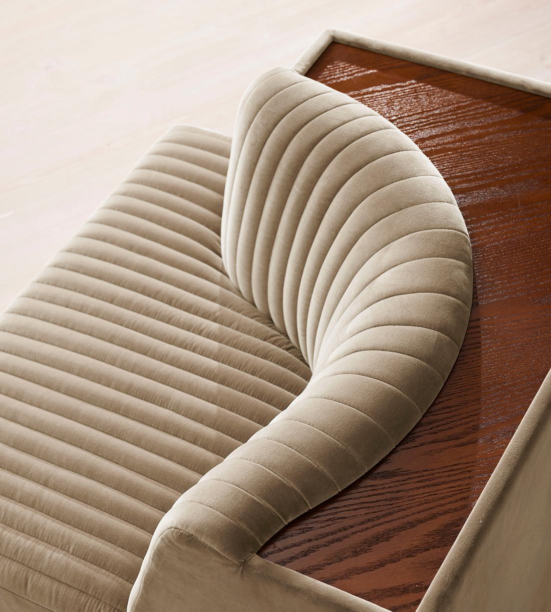 Hamish Modular Sofa - Corner Module - Velvet - Oyster - UK - Image 6