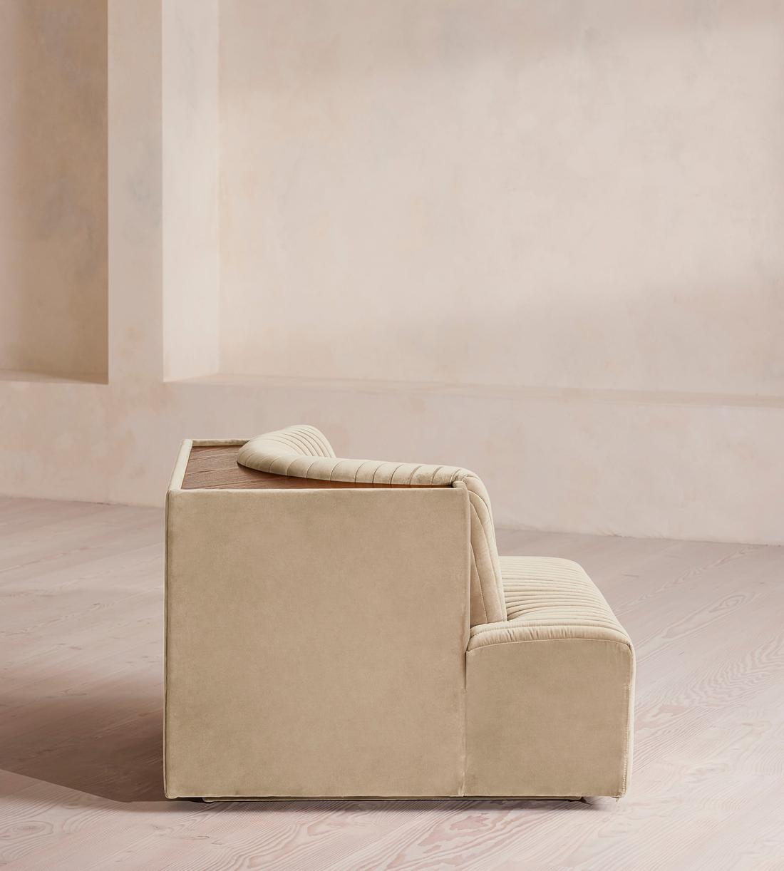 Hamish Sectional Sofa - Corner Module - Velvet - Oyster - US - Image 3