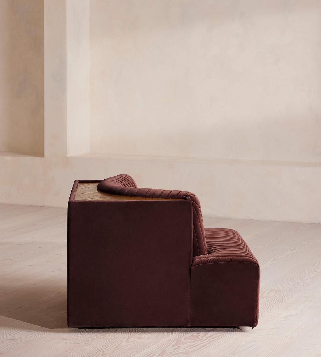 Hamish Sectional Sofa - Corner Module - Velvet - Aubergine - US - Image 3