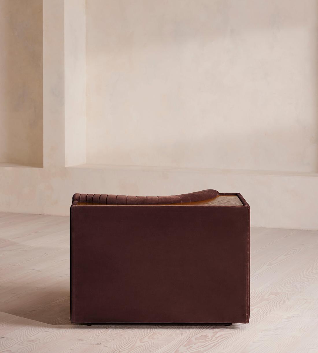 Hamish Sectional Sofa - Corner Module - Velvet - Aubergine - US - Image 4