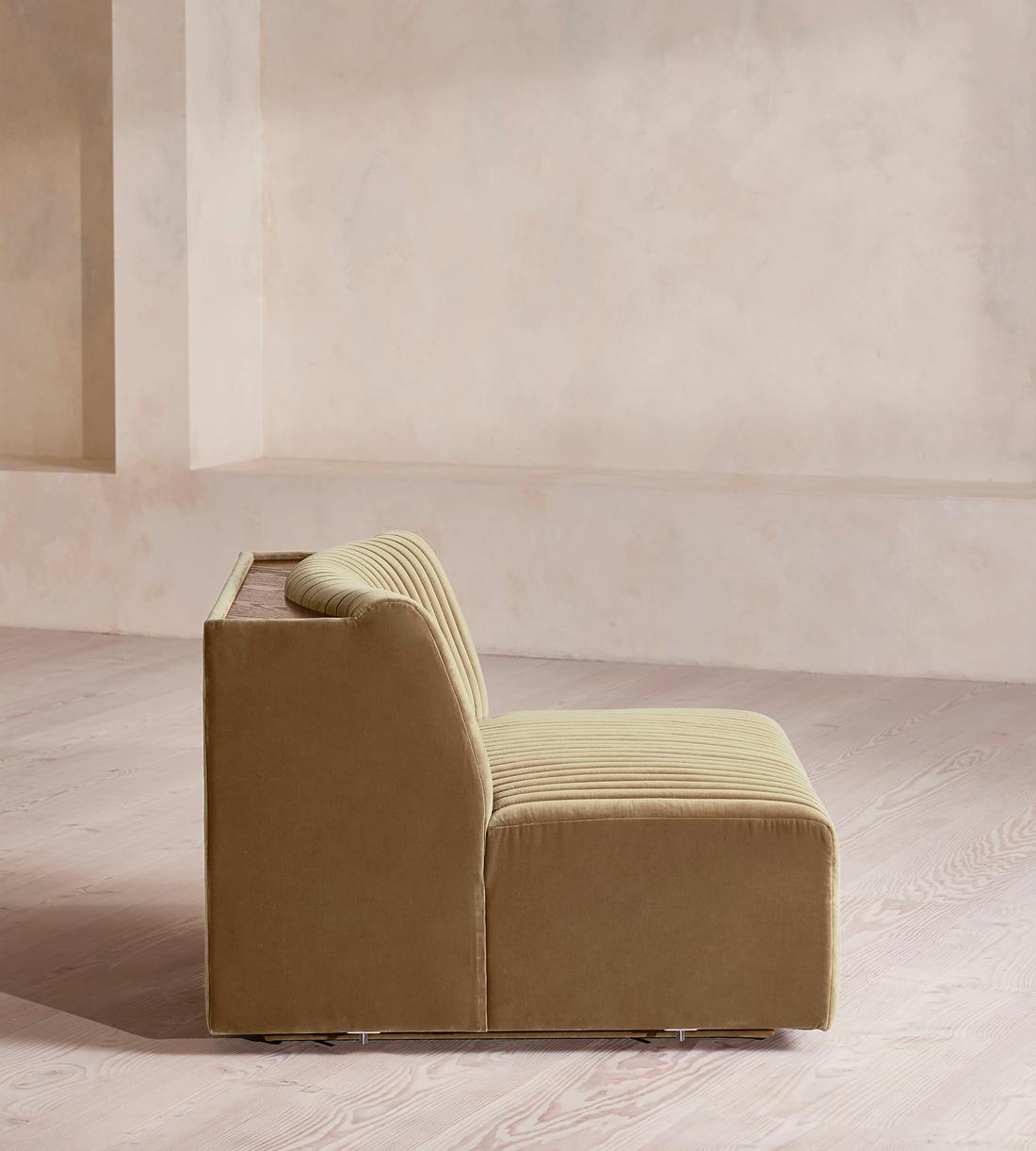 Hamish Modular Sofa - Corner Module - Velvet - Truffle - UK - Image 8