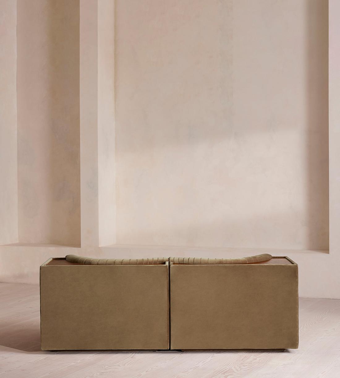 Hamish Modular Sofa - Three Seater - Velvet - Truffle - UK - Images - Image 4