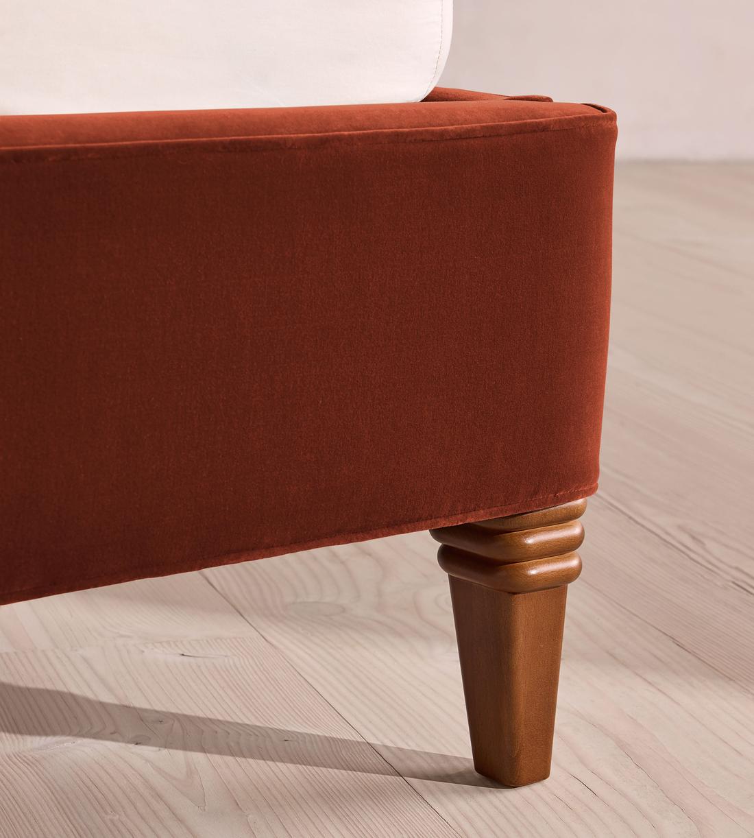 Keira Bed - King - Velvet - Rust - UK - Images - Image 5