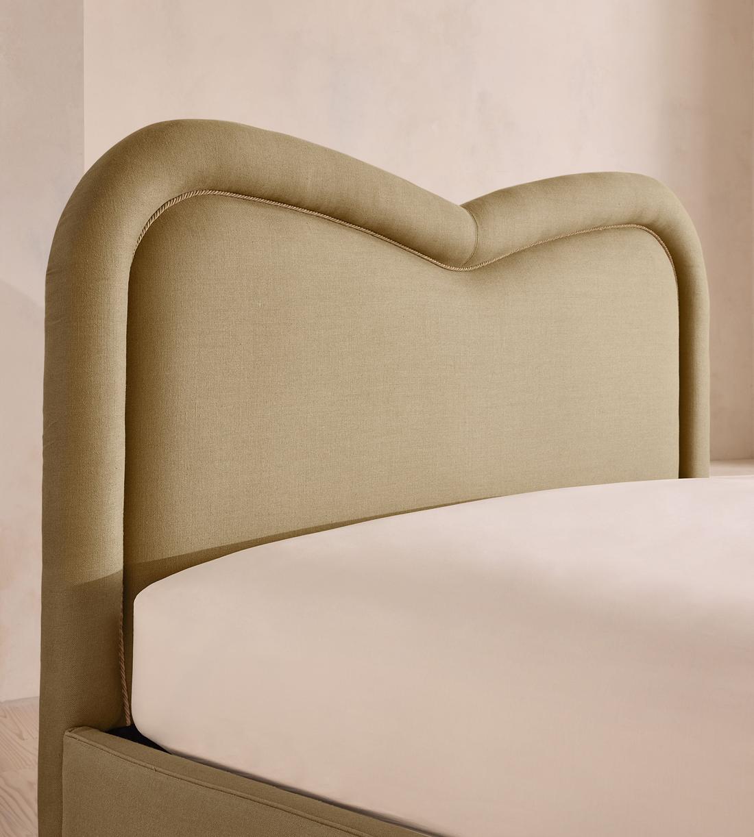 Keira Bed - King - Linen - Wheat - UK - Images - Image 4