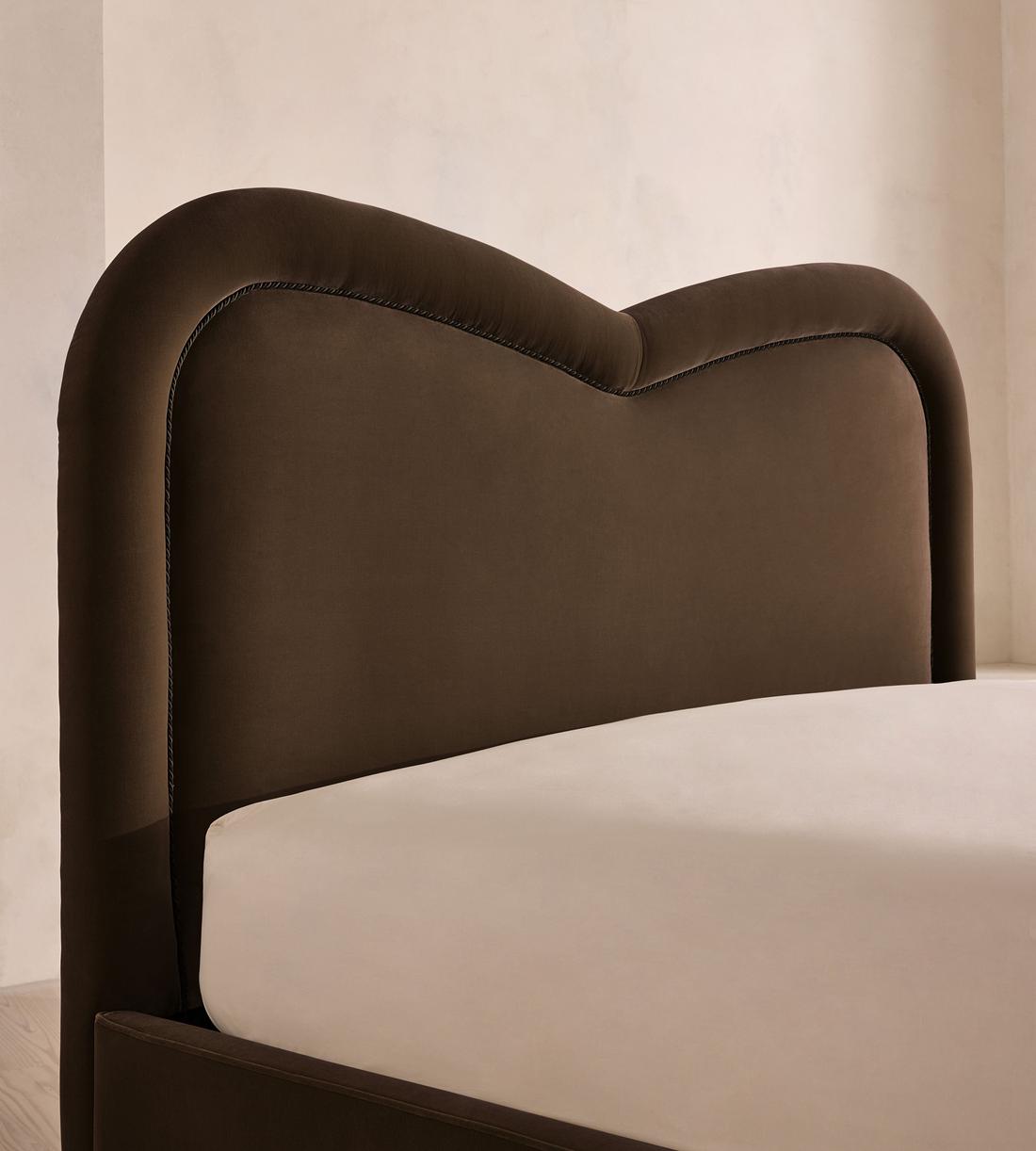 Keira Bed - King - Velvet - Chocolate - UK - Images - Image 3