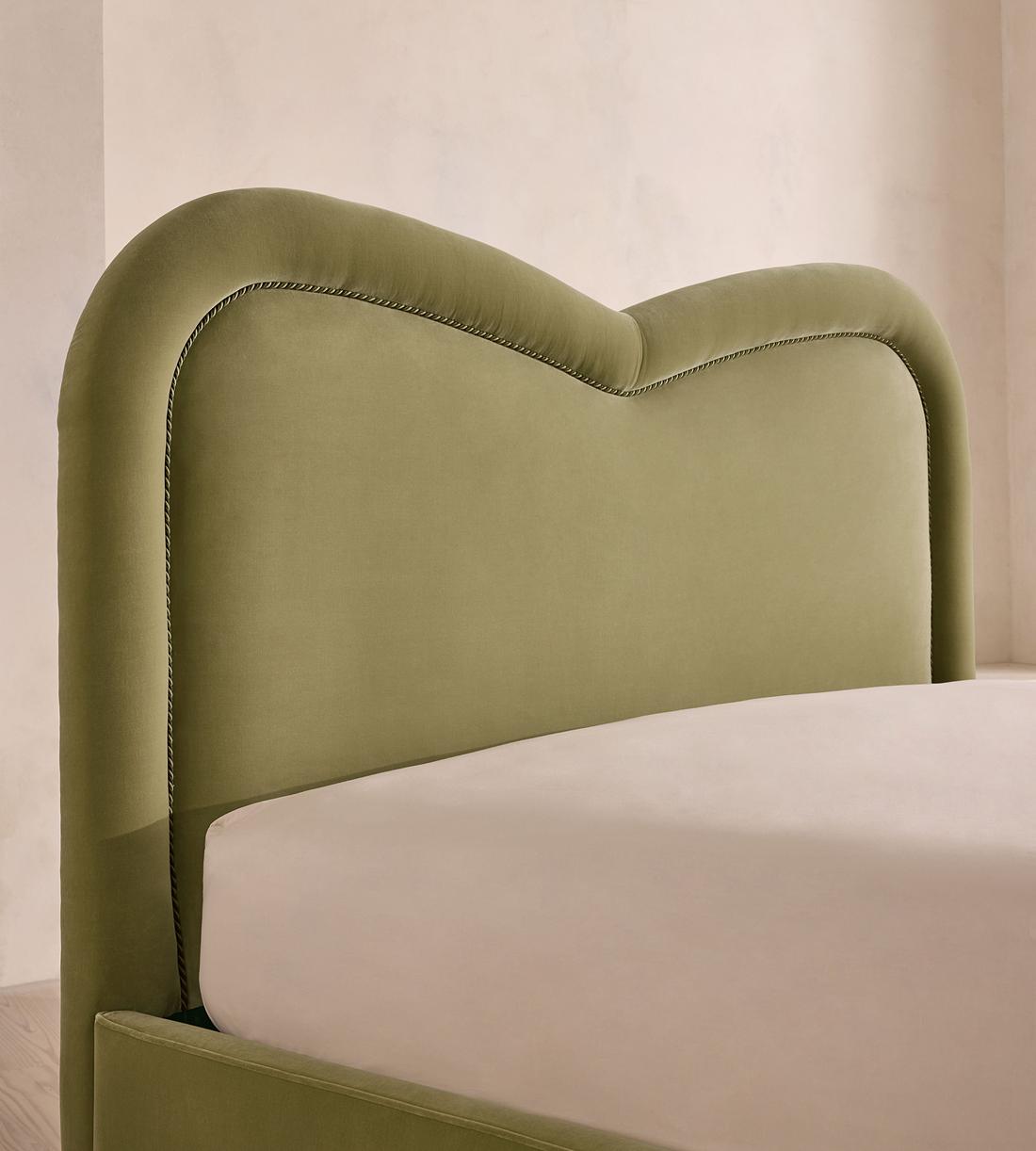 Keira Bed - Super king - Velvet - Lichen - UK - Images - Image 3