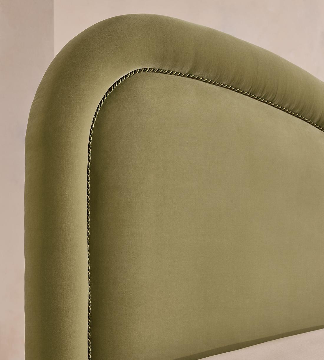 Keira Bed - King - Velvet - Lichen - UK - Images - Image 4