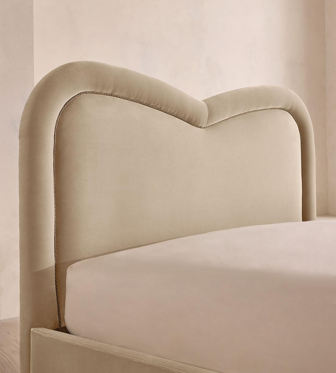 Keira Bed - King - Velvet - Oyster - UK - Images - Image 3