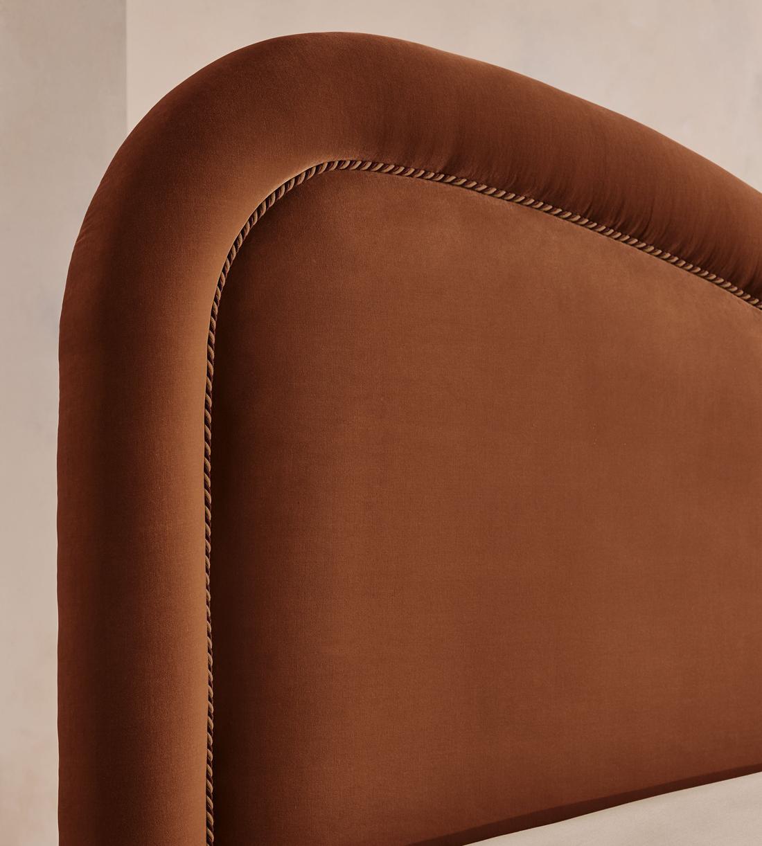 Keira Bed - King - Velvet - Cinnamon - UK - Images - Image 4