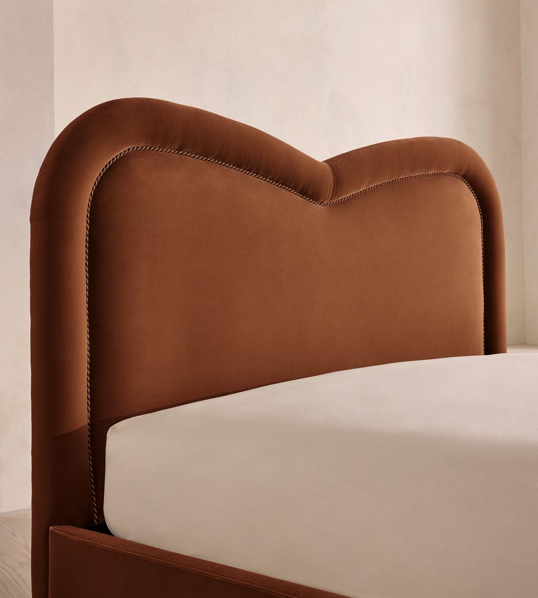 Keira Bed - King - Velvet - Cinnamon - UK - Images - Image 5