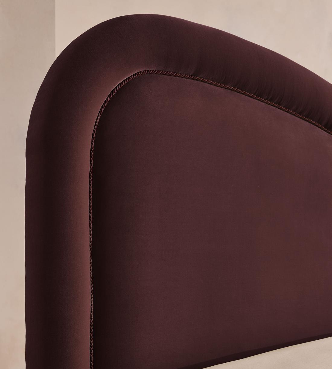 Keira Bed - King - Velvet - Aubergine - UK - Images - Image 4