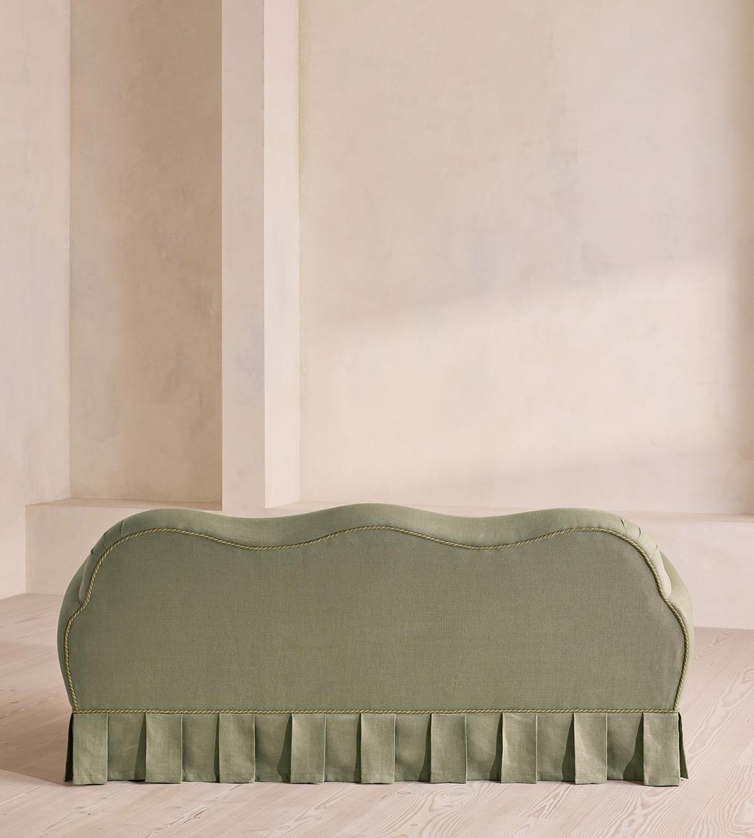 Madelyn Three Seater Sofa - Linen - Sage - UK - Images - Image 4