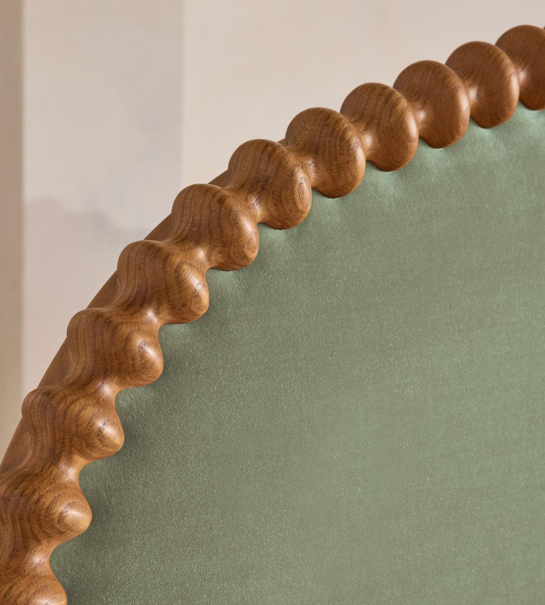 Mika Bed - King - Velvet - Seafoam - US - Images - Image 4