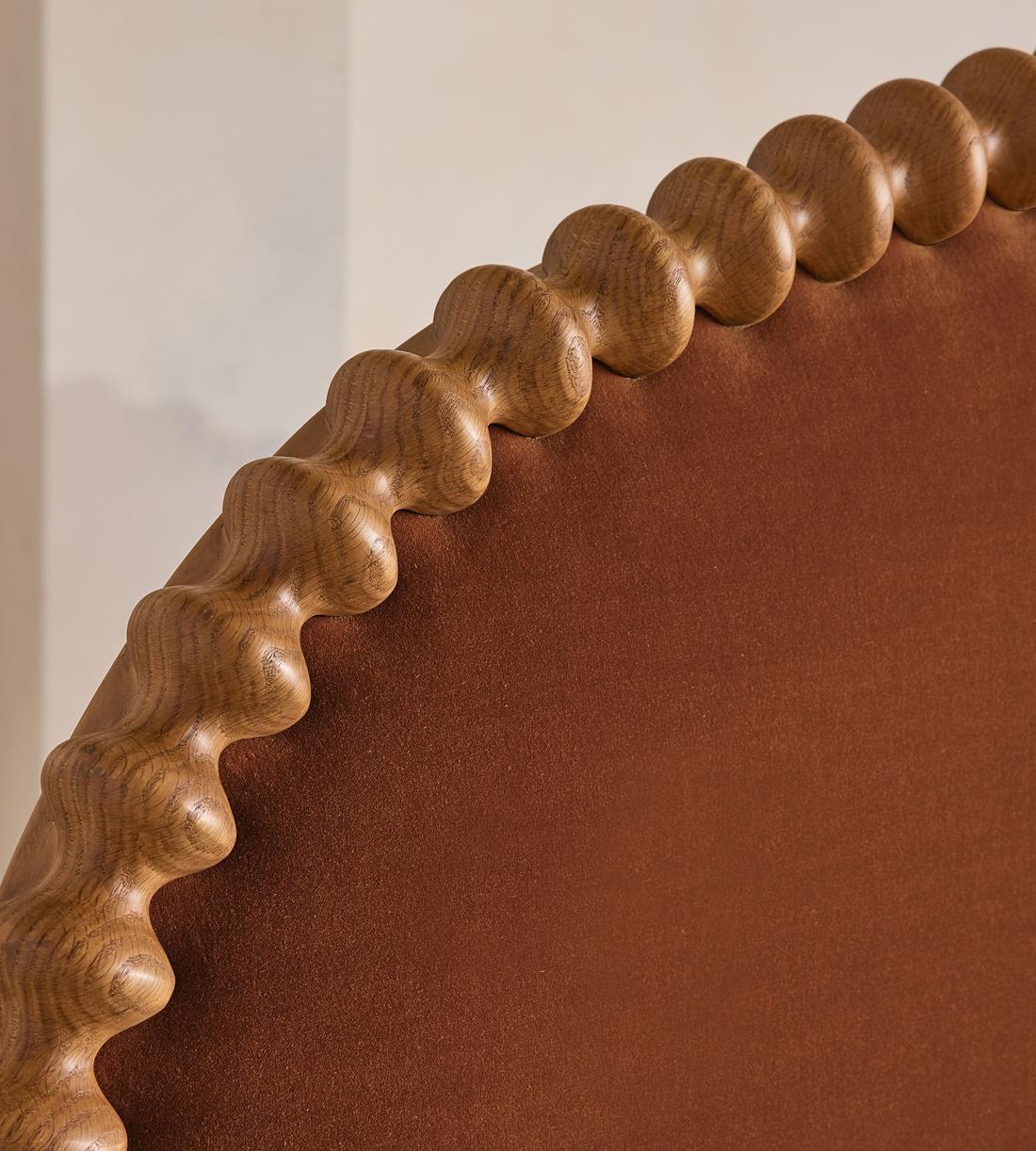 Mika Bed - King - Velvet - Cinnamon - UK - Images - Image 4