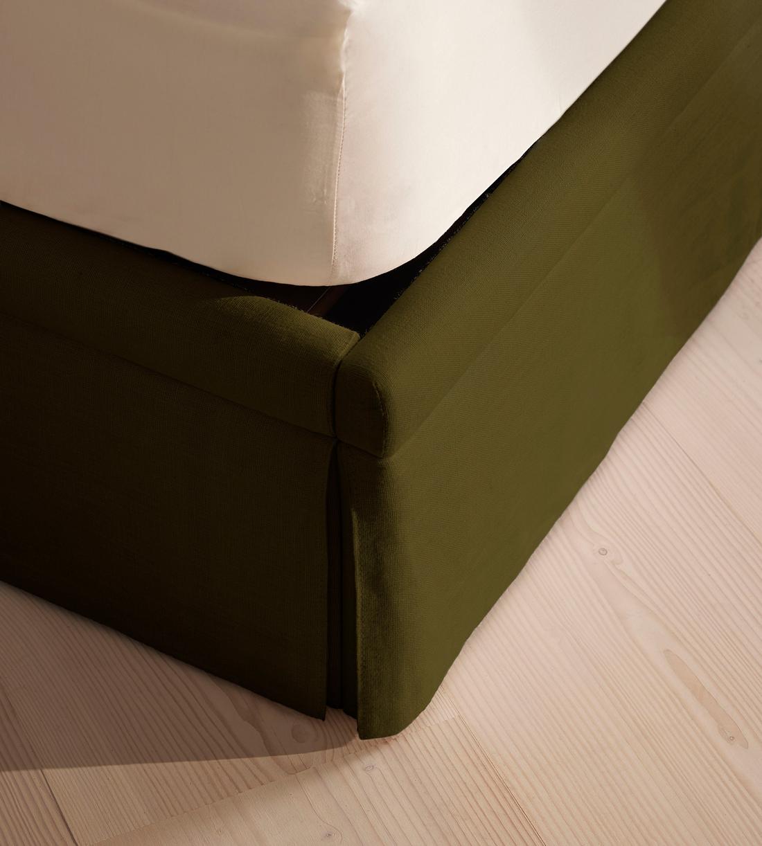 Mika Bed - King - Linen - Olive - US - Images - Image 6