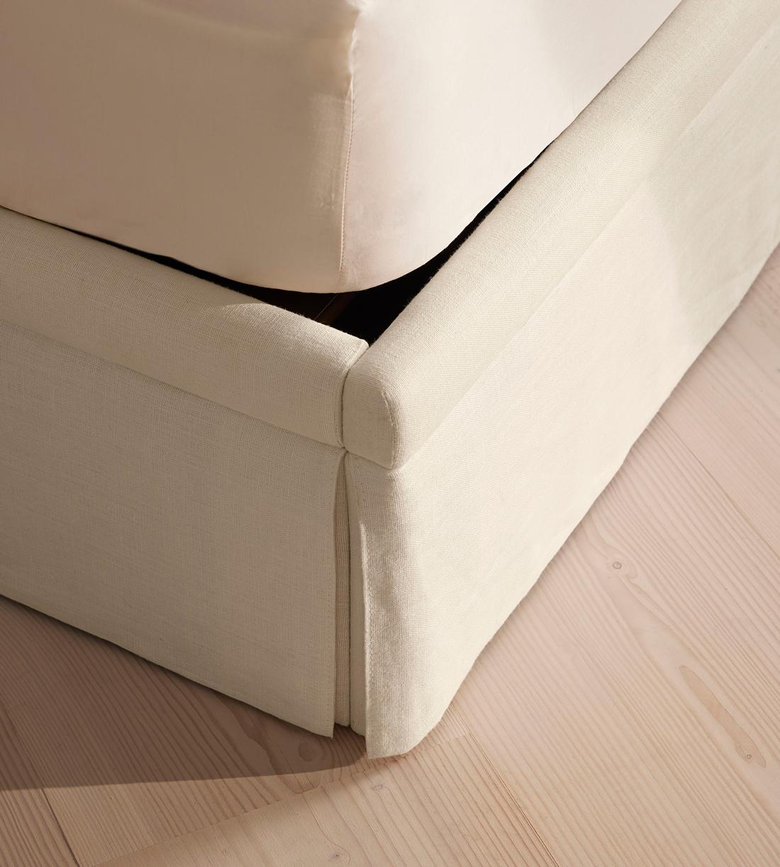 Mika Bed - King - Linen - Bisque - Images - Image 6