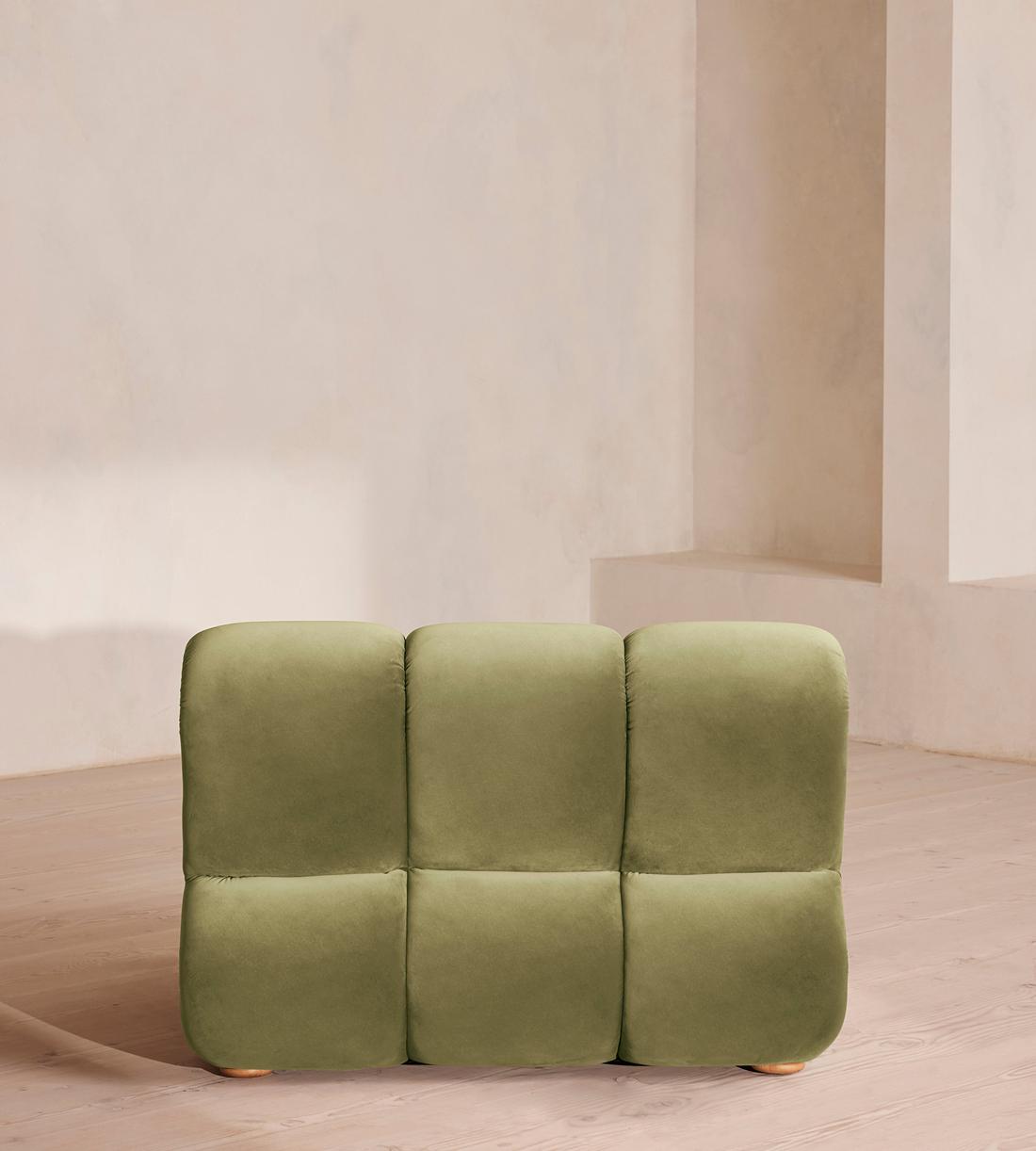 Noelle Modular Armchair - Velvet Lichen - UK - Images - Image 4