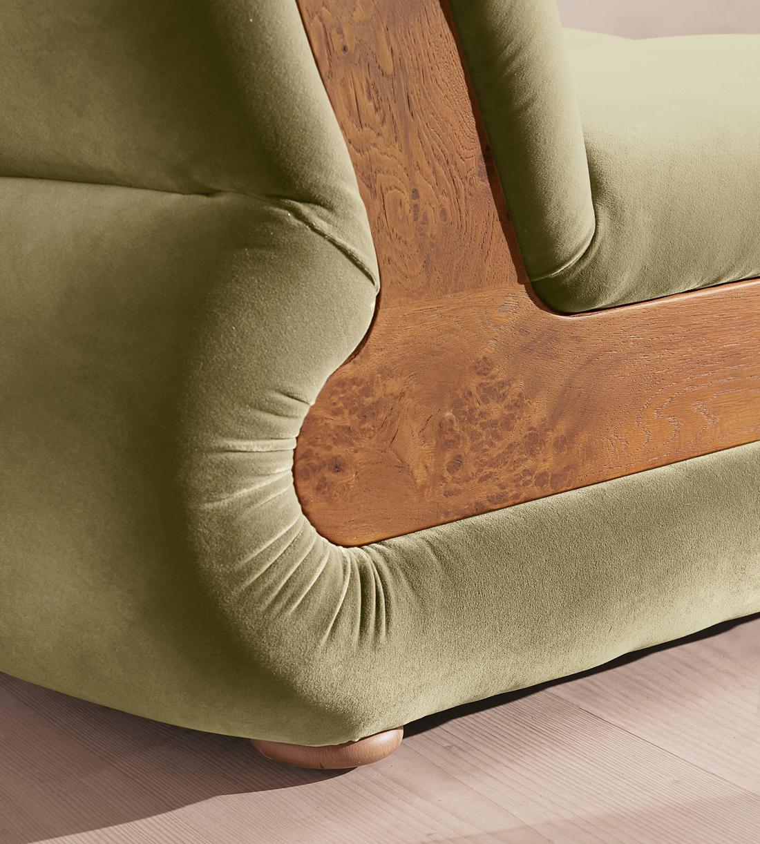 Noelle Modular Armchair - Velvet Lichen - UK - Images - Image 5