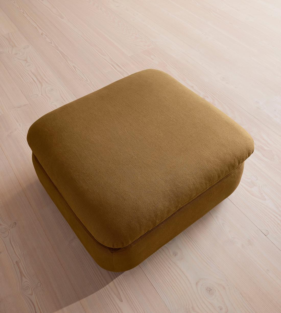Rava Modular Sofa - Left Arm Module - Linen - Ochre - Image 10