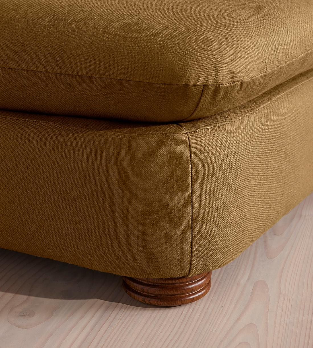 Rava Ottoman - Linen - Ochre - US - Images - Image 5