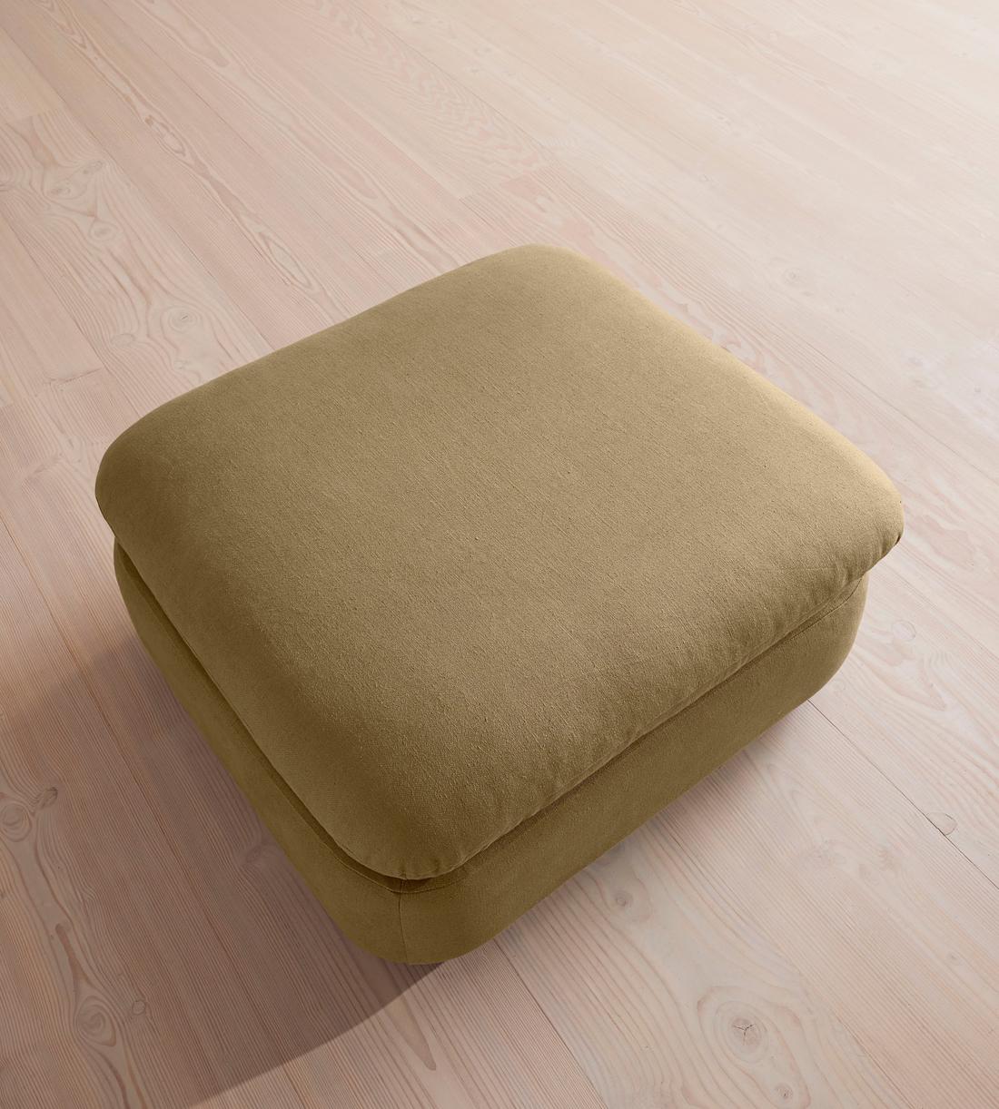 Rava Modular Sofa - Corner Module - Linen - Wheat - Image 10
