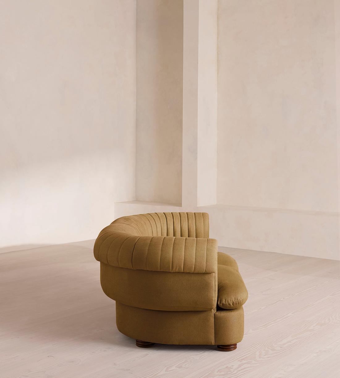 Rava Modular Sofa - Three Seater - Linen - Ochre - Images - Image 3