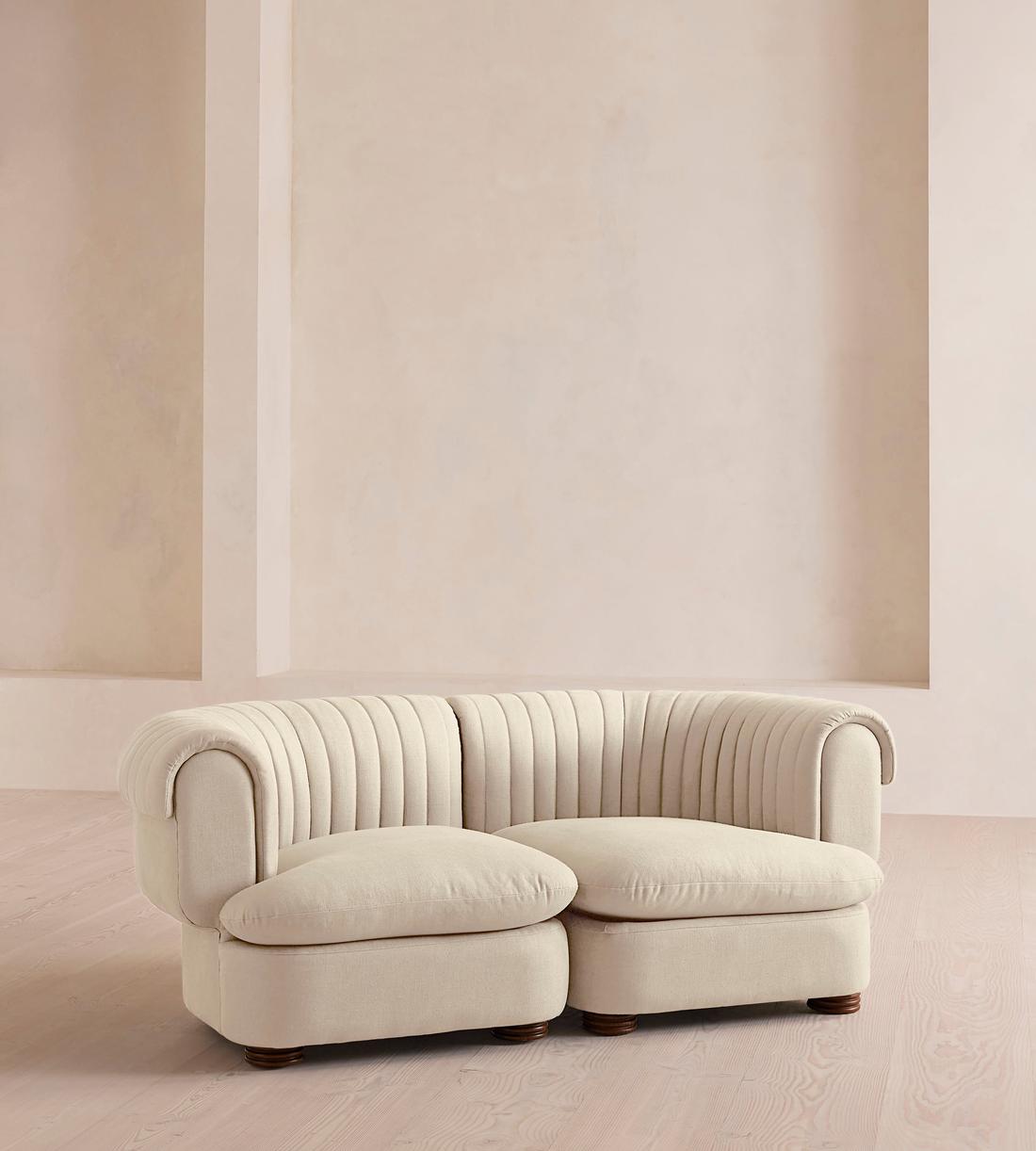 Rava Modular Sofa - Three Seater - Linen - Bisque - Listing - Image 2