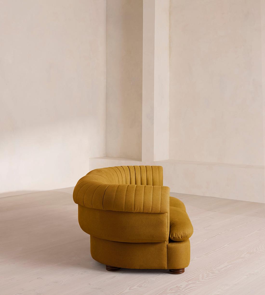 Rava Modular Sofa - Three Seater - Linen - Turmeric - UK - Images - Image 3